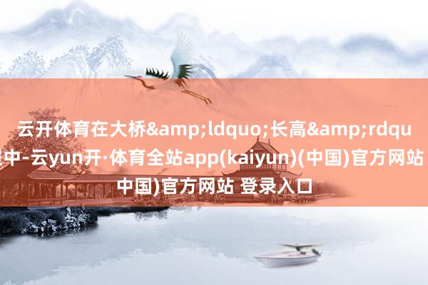 云开体育在大桥&ldquo;长高&rdquo;的进程中-云yun开·体育全站app(kaiyun)(中国)官方网站 登录入口